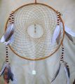 14 in. Suede Lace Rust Dreamcatcher